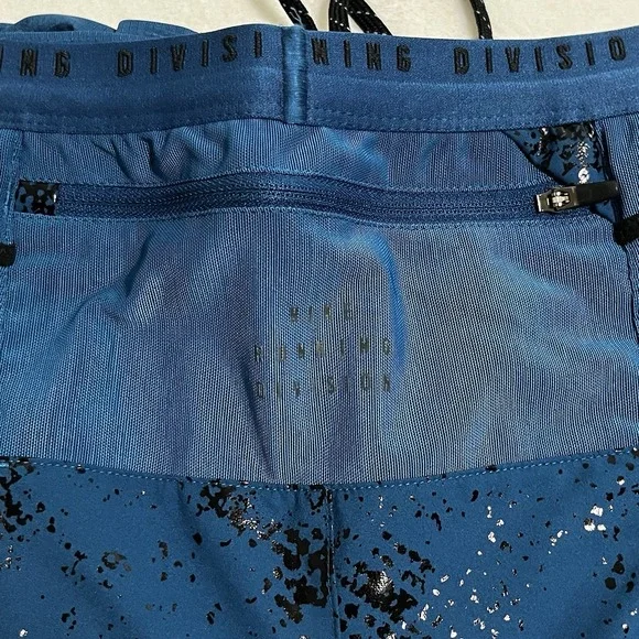 Nike Dri-FIT ADV 4 Inch Running Shorts Medium Blue Black FN3377-476